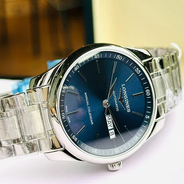 Đồng Hồ Nam Longines Master Collection L2.910.4.92.6 Màu Bạc Xanh Navy