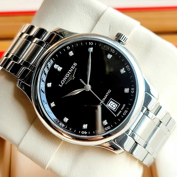 Đồng Hồ Nam Longines Master L2.628.4.57.6 Màu Bạc Đen - Đồng hồ - Vua Hàng Hiệu