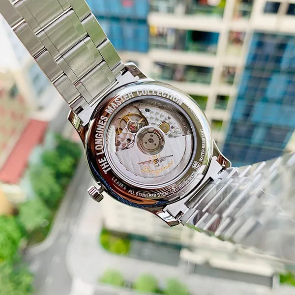 Đồng Hồ Nam Longines Master L2.628.4.57.6 Màu Bạc Đen - Đồng hồ - Vua Hàng Hiệu