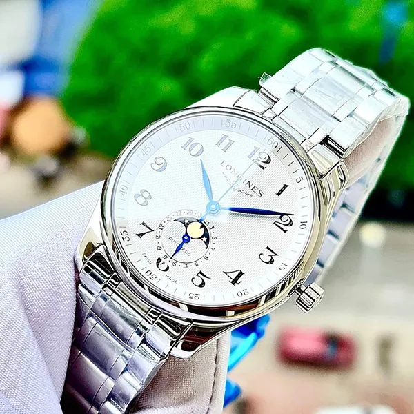 Đồng Hồ Nam Longines Master L2.909.4.78.6 Màu Bạc - Đồng hồ - Vua Hàng Hiệu