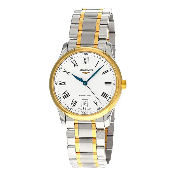 Đồng Hồ Nam Longines Master Watch L2.628.5.11.7 38.5mm Màu Vàng/Bạc