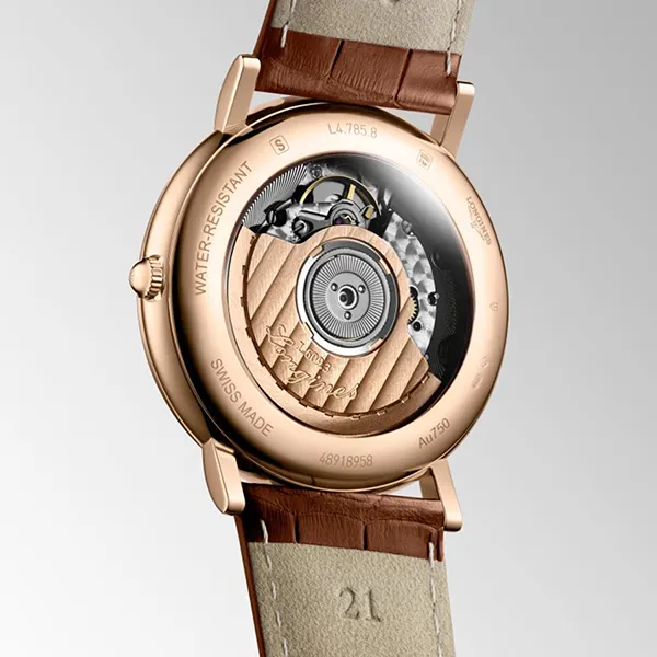 Đồng Hồ Nam Longines Presence Heritage L4.785.8.73.2 Màu Nâu Trắng - Đồng hồ - Vua Hàng Hiệu