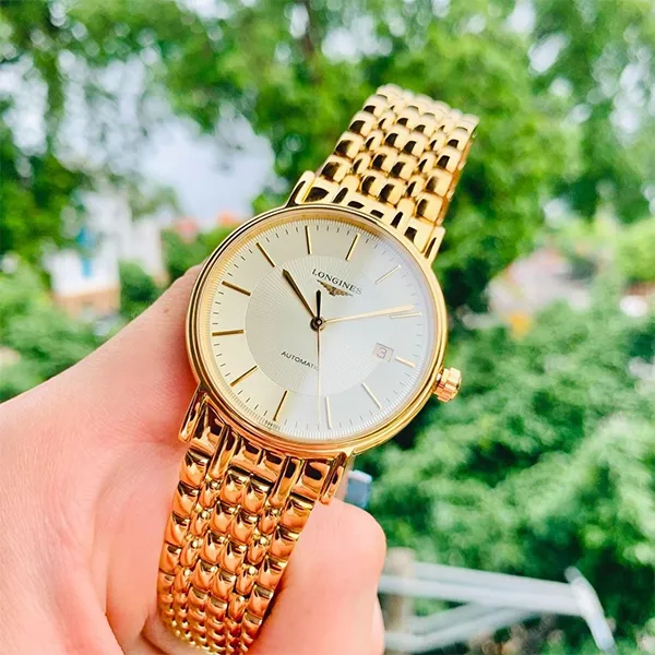 Đồng Hồ Nam Longines Presence L4.921.2.42.8 Màu Vàng Gold