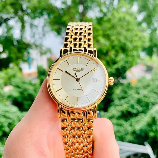 Đồng Hồ Nam Longines Presence L4.921.2.42.8 Màu Vàng Gold