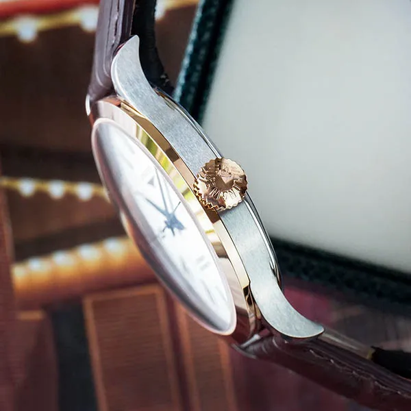 Đồng Hồ Nam Longines Record L2.820.5.11.2 Màu Nâu