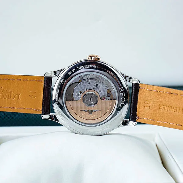 Đồng Hồ Nam Longines Record L2.820.5.11.2 Màu Nâu