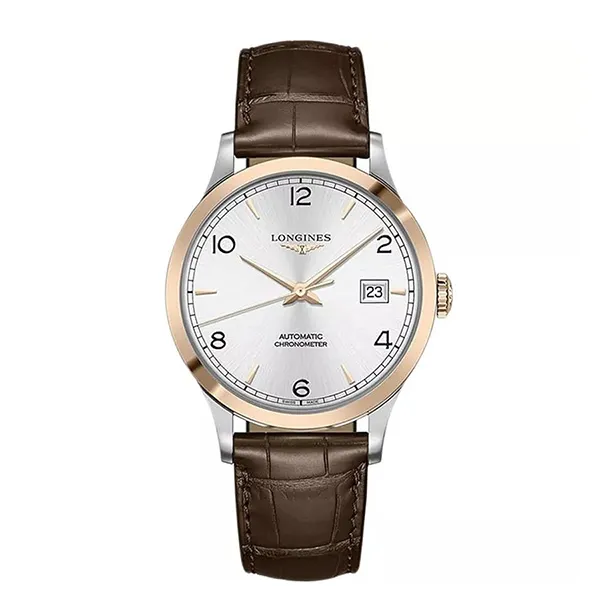 Đồng Hồ Nam Longines Record Watch L2.821.5.76.2 Màu Nâu