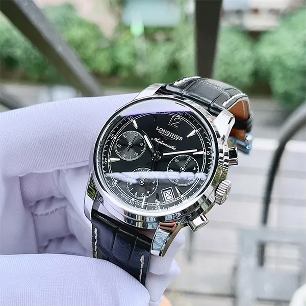 Đồng Hồ Nam Longines Saint-Imier Chronograph L2.753.4.52.3 Màu Đen Bạc - Đồng hồ - Vua Hàng Hiệu