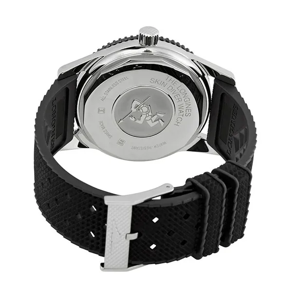 Đồng Hồ Nam Longines Skin Diver L2.822.4.56.9 Watch 42mm Màu Đen