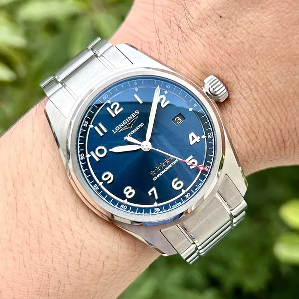Đồng Hồ Nam Longines Spirit L3.810.4.93.6 Màu Xanh Bạc