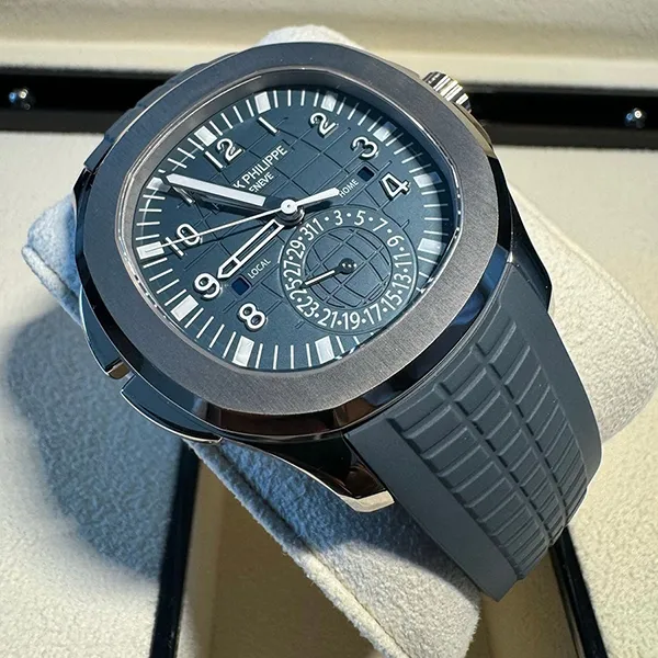 Đồng Hồ Nam Patek Philippe Aquanaut 5164G-001 Màu Xanh Bạc - Đồng hồ - Vua Hàng Hiệu