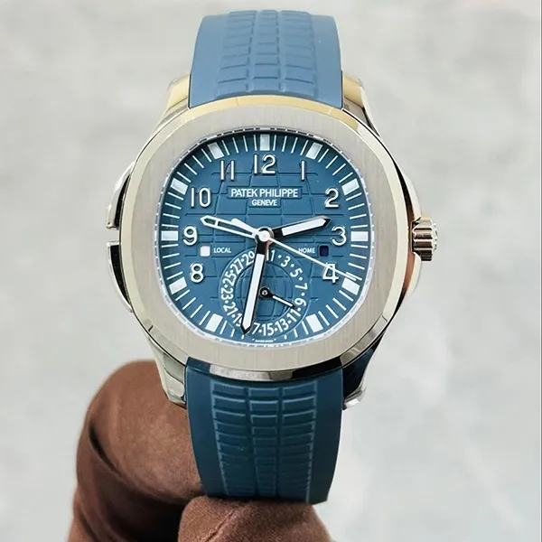 Đồng Hồ Nam Patek Philippe Aquanaut 5164G-001 Màu Xanh Bạc - Đồng hồ - Vua Hàng Hiệu