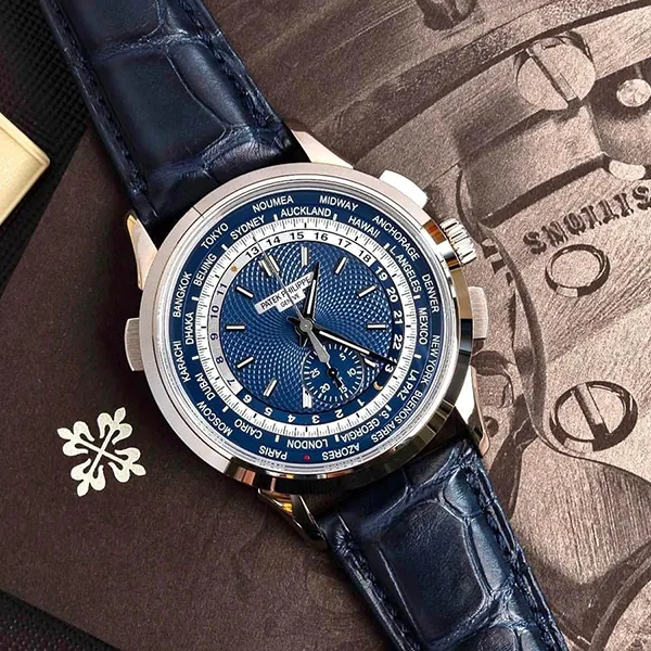 Đồng Hồ Nam Patek Philippe Complications Automatic 5930G-001 Màu Xanh