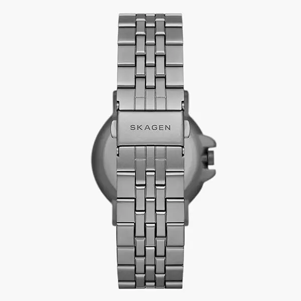 Đồng Hồ Nam Skagen Signatur Sport Three-Hand Date Charcoal Stainless Steel Bracelet Watch SKW6922 Màu Xám Đen