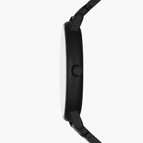 Đồng Hồ Nam Skagen Signatur Three-Hand Midnight Stainless Steel Bracelet Watch SKW6914 Màu Đen - Đồng hồ - Vua Hàng Hiệu