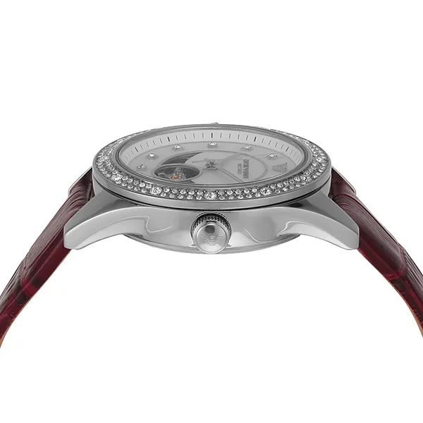 Đồng Hồ Nữ Emporio Armani Automatic Red Leather Watch AR60075 Màu Đỏ - Đồng hồ - Vua Hàng Hiệu