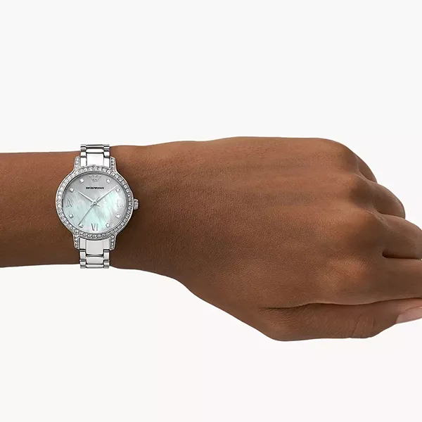 Đồng Hồ Nữ Emporio Armani Cleo AR11484 Màu Bạc