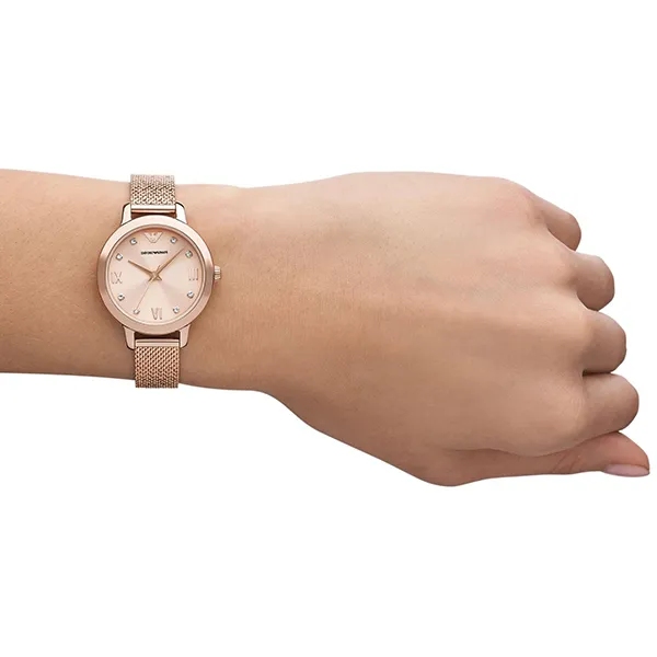 Đồng Hồ Nữ Emporio Armani Cleo AR11512 Màu Vàng Hồng