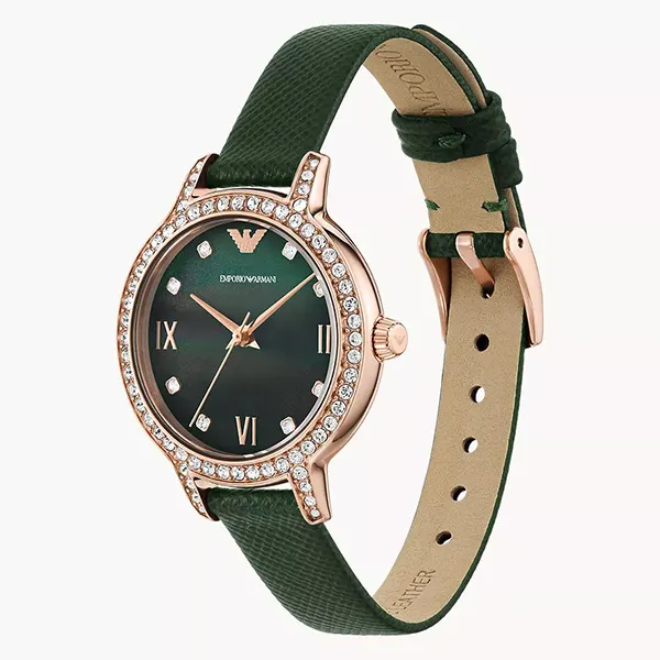 Đồng Hồ Nữ Emporio Armani Cleo AR11577 Màu Xanh Vàng Hồng