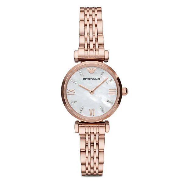 Đồng Hồ Nữ Emporio Armani Gianni T-Bar AR11316 Màu Vàng Hồng