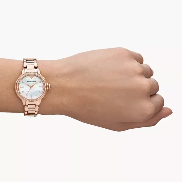 Đồng Hồ Nữ Emporio Armani Mia AR11523 Màu Vàng Hồng