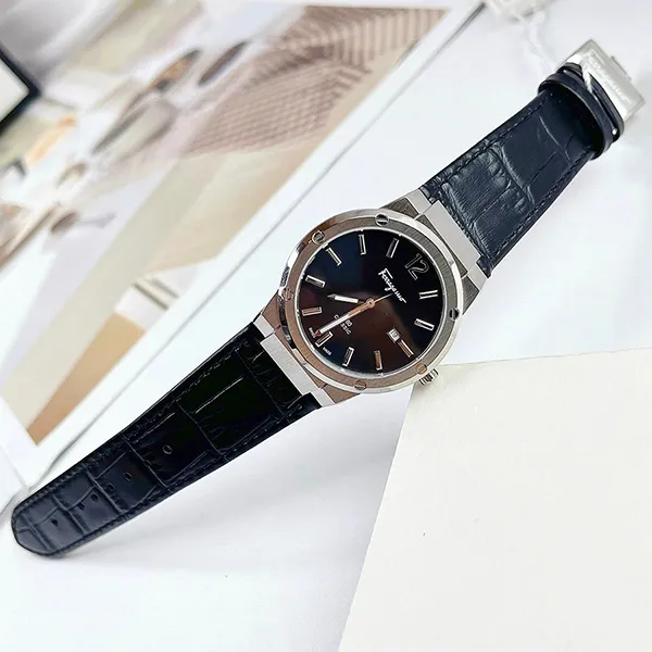 Đồng Hồ Nữ Ferragamo F80 Classic 34mm Watch SFUM00221 Màu Đen Bạc - Đồng hồ - Vua Hàng Hiệu