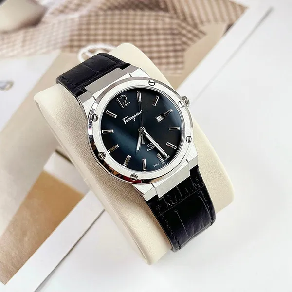 Đồng Hồ Nữ Ferragamo F80 Classic 34mm Watch SFUM00221 Màu Đen Bạc - Đồng hồ - Vua Hàng Hiệu