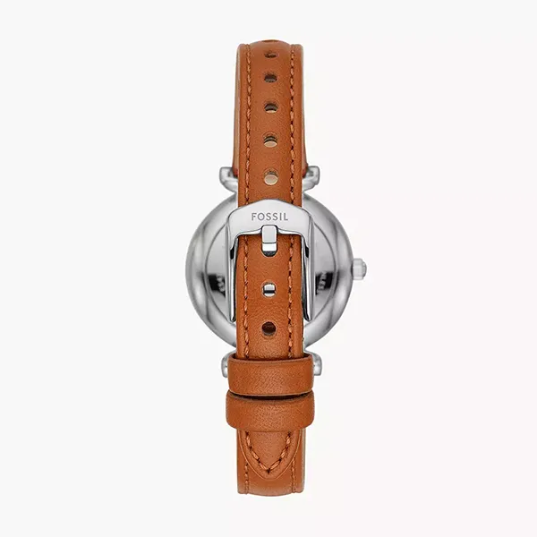 Đồng Hồ Nữ Fossil Carlie Mini Leather Watch ES4701 Màu Nâu/Xanh