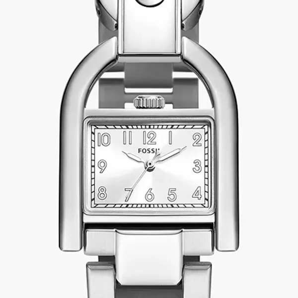 Đồng Hồ Nữ Fossil Harwell Stainless Steel Watch ES5326 Màu Bạc