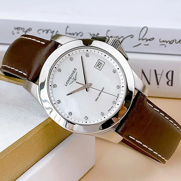 Đồng Hồ Nữ Longines Conquest Classic L3.377.4.87.5 Màu Nâu - Đồng hồ - Vua Hàng Hiệu