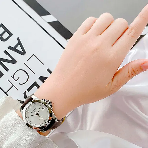 Đồng Hồ Nữ Longines Conquest Classic L3.377.4.87.5 Màu Nâu - Đồng hồ - Vua Hàng Hiệu