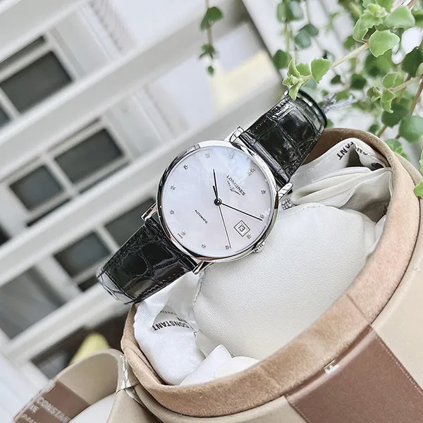 Đồng Hồ Nữ Longines Elegant L4.809.4.87.2 (L48094872) Màu Đen - Đồng hồ - Vua Hàng Hiệu