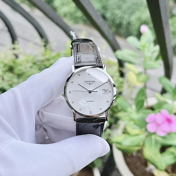 Đồng Hồ Nữ Longines Elegant L4.809.4.87.2 (L48094872) Màu Đen - Đồng hồ - Vua Hàng Hiệu