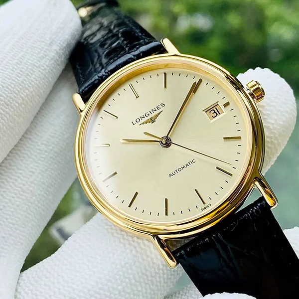 Đồng Hồ Nữ Longines Presence Automatic L4.821.2.32.2 Màu Đen Vàng - Đồng hồ - Vua Hàng Hiệu
