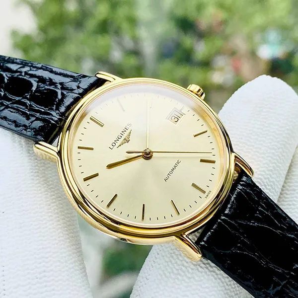 Đồng Hồ Nữ Longines Presence Automatic L4.821.2.32.2 Màu Đen Vàng - Đồng hồ - Vua Hàng Hiệu