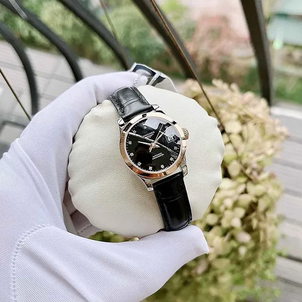 Đồng Hồ Nữ Longines Record Watch L2.320.5.57.2 Màu Đen - Đồng hồ - Vua Hàng Hiệu