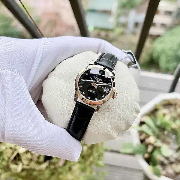 Đồng Hồ Nữ Longines Record Watch L2.320.5.57.2 Màu Đen - Đồng hồ - Vua Hàng Hiệu
