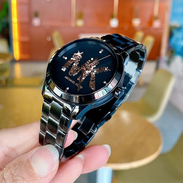Đồng Hồ Nữ Michael Kors MK Runway Black MK6683 Màu Đen