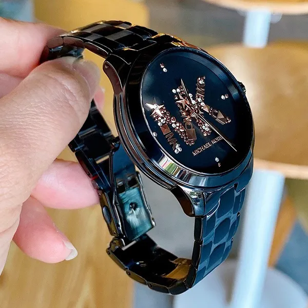 Đồng Hồ Nữ Michael Kors MK Runway Black MK6683 Màu Đen