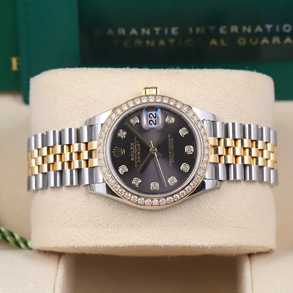 Đồng Hồ Nữ Rolex Datejust 278383RBR Màu Xám Bạc