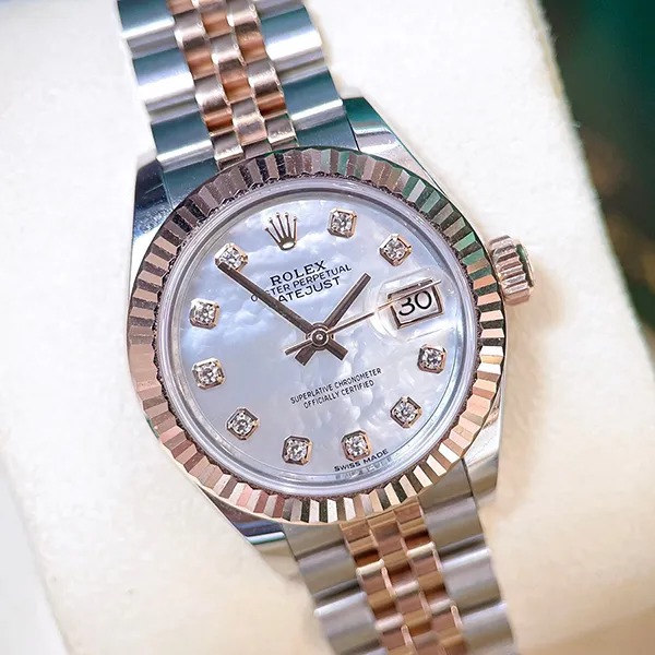 Đồng Hồ Nữ Rolex Lady Datejust 279171 Màu Demi (Vàng Hồng – Bạc)