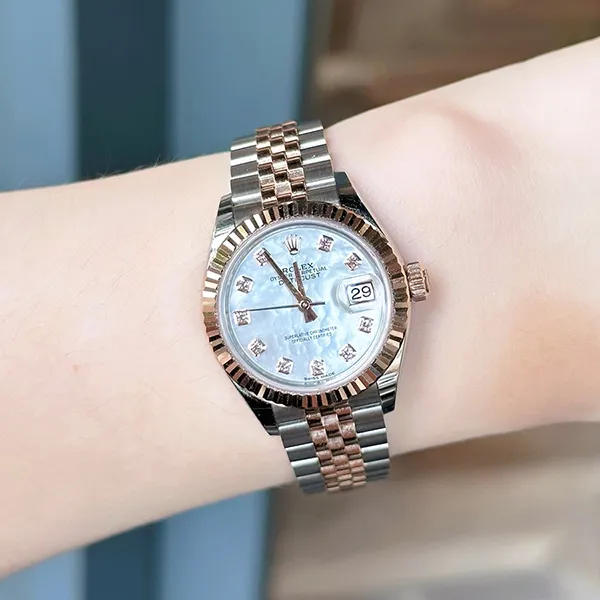 Đồng Hồ Nữ Rolex Lady Datejust 279171 Màu Demi (Vàng Hồng – Bạc)