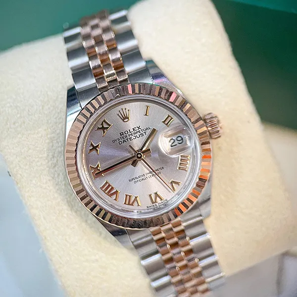 Đồng Hồ Nữ Rolex Lady Datejust M279171-0005 Oystersteel Màu Demi (Vàng Hồng - Bạc)