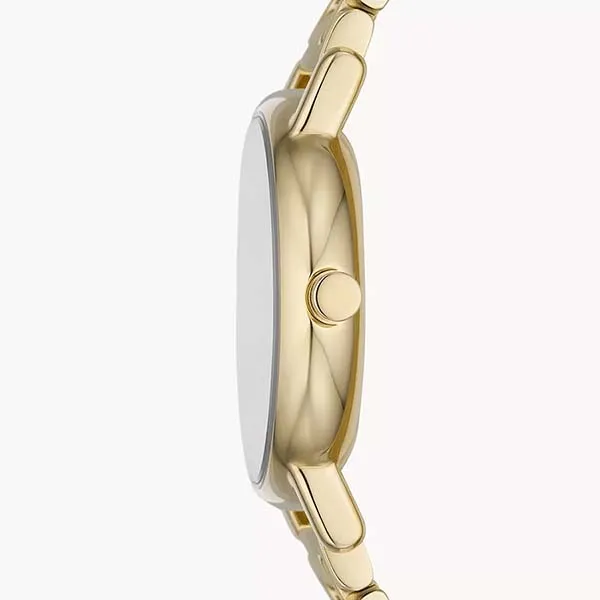 Đồng Hồ Nữ Skagen Signatur Lille Two-Hand Gold Stainless Steel Bracelet Watch SKW3124 Màu Vàng Gold