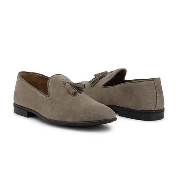 Giày Lười Nam Duca Di Morrone ASCANIO-CAM_TORTORA Màu Nâu Xám Size 41 - Giày - Vua Hàng Hiệu