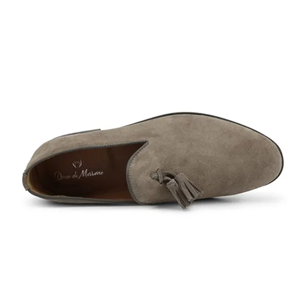 Giày Lười Nam Duca Di Morrone ASCANIO-CAM_TORTORA Màu Nâu Xám Size 41 - Giày - Vua Hàng Hiệu