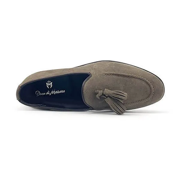 Giày Lười Nam Duca Di Morrone ASCANIO-CAM_TORTORA_TORTORA Màu Nâu Size 40 - Giày - Vua Hàng Hiệu