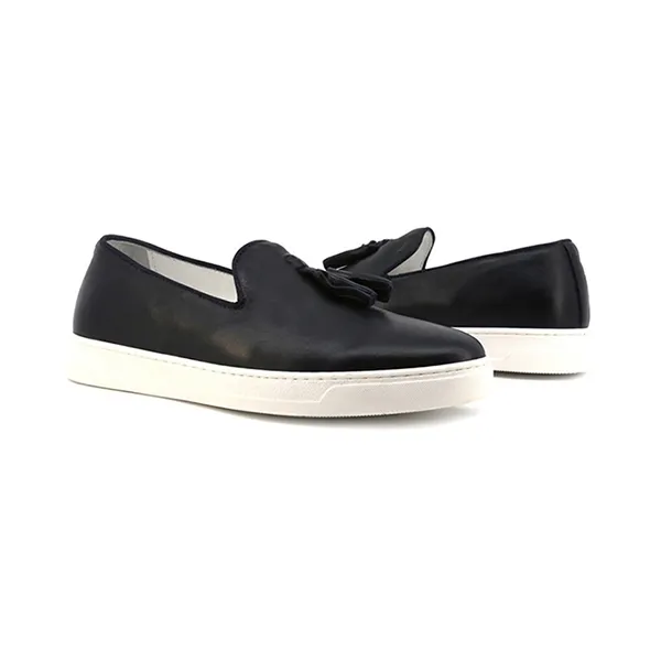 Giày Lười Nam Duca Di Morrone DIEGO-PELLE_BLU Màu Xanh Đen Size 40