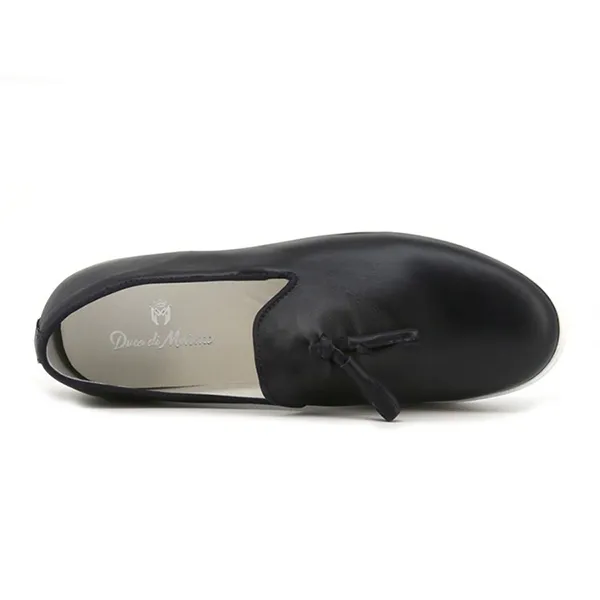 Giày Lười Nam Duca Di Morrone DIEGO-PELLE_BLU Màu Xanh Đen Size 40