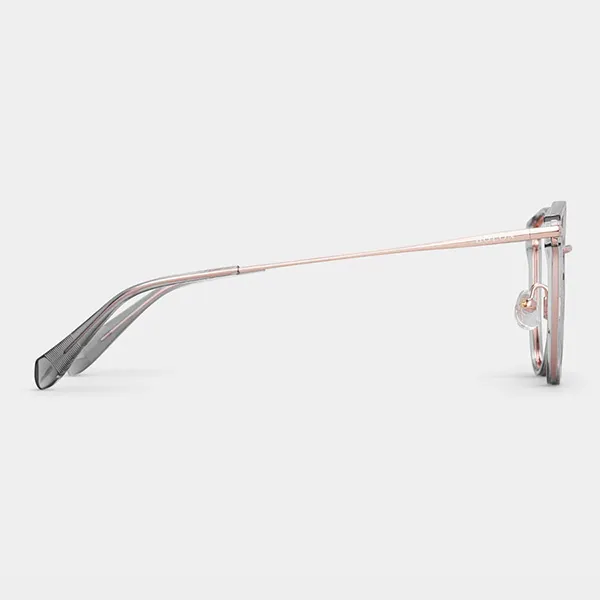 Gọng Kính Nữ Bolon BH6003 B13 Màu Xám Phối Vàng Hồng